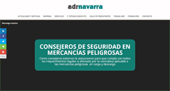 Desktop Screenshot of adrnavarra.com